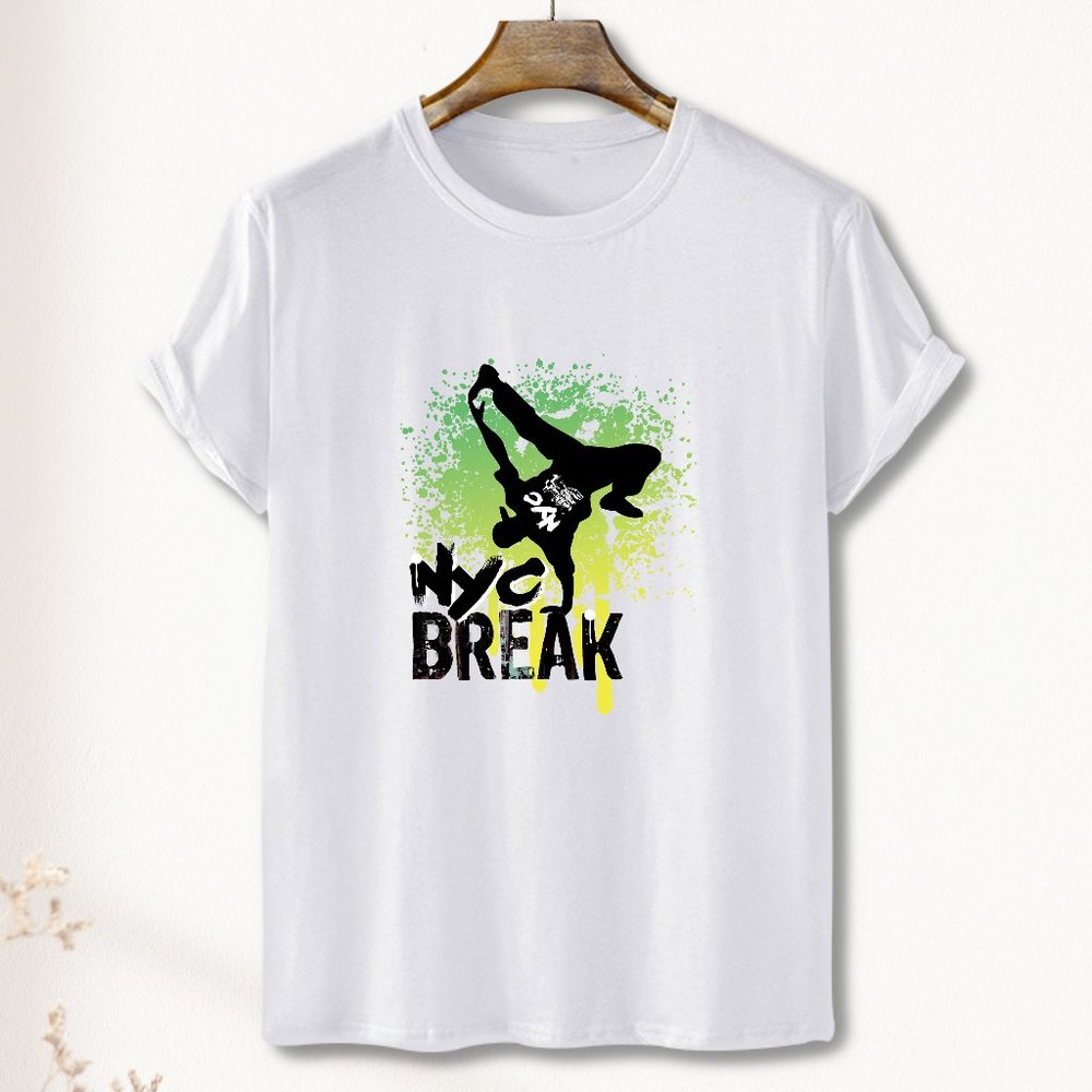 Hip Hop Dance Breakdance T-Shirt Cotton Unisex- NYC Breakdance-Graphic